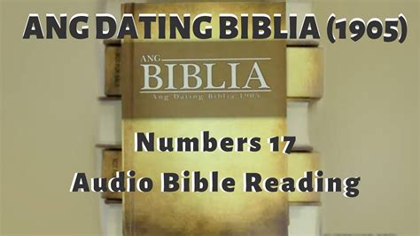 Numbers 12 Tagalog: Ang Dating Biblia .